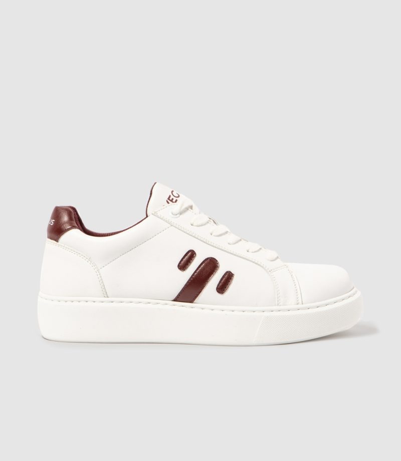 Oasis Woman Red Cherry — zapatillas veganas con cuero de cactus